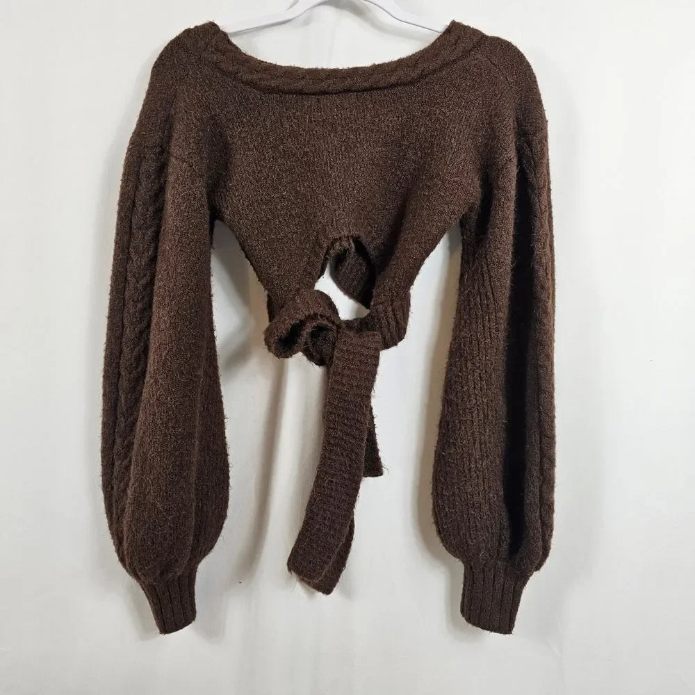 For Love And Lemons cable knit